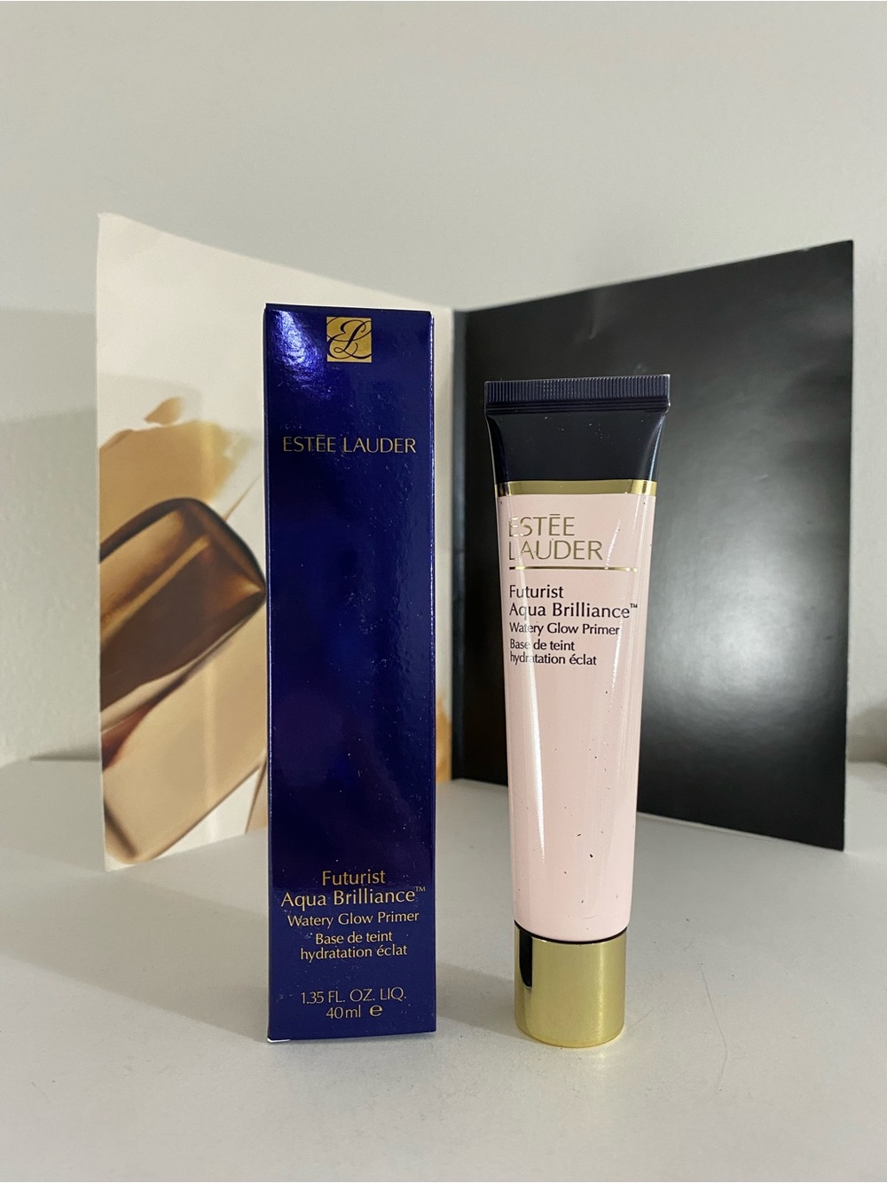 Estée Lauder Futurist Aqua Brilliance Watery Glow Primer, 1.35 OZ, Full Size,NIB